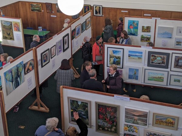 BHA Art Show 2023 - view from the balcony.